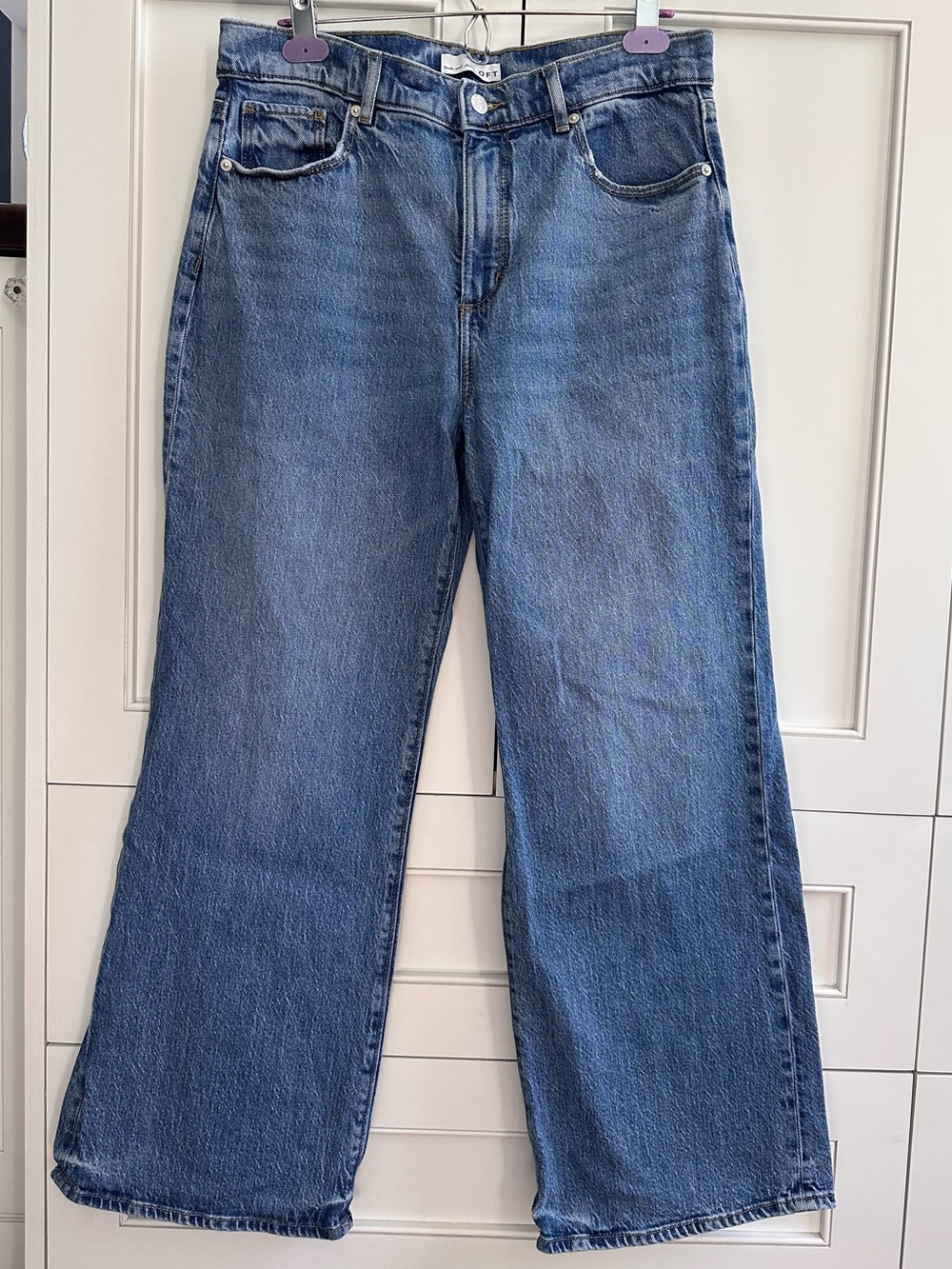 Loft The Wide Leg jeans, size 29/8US